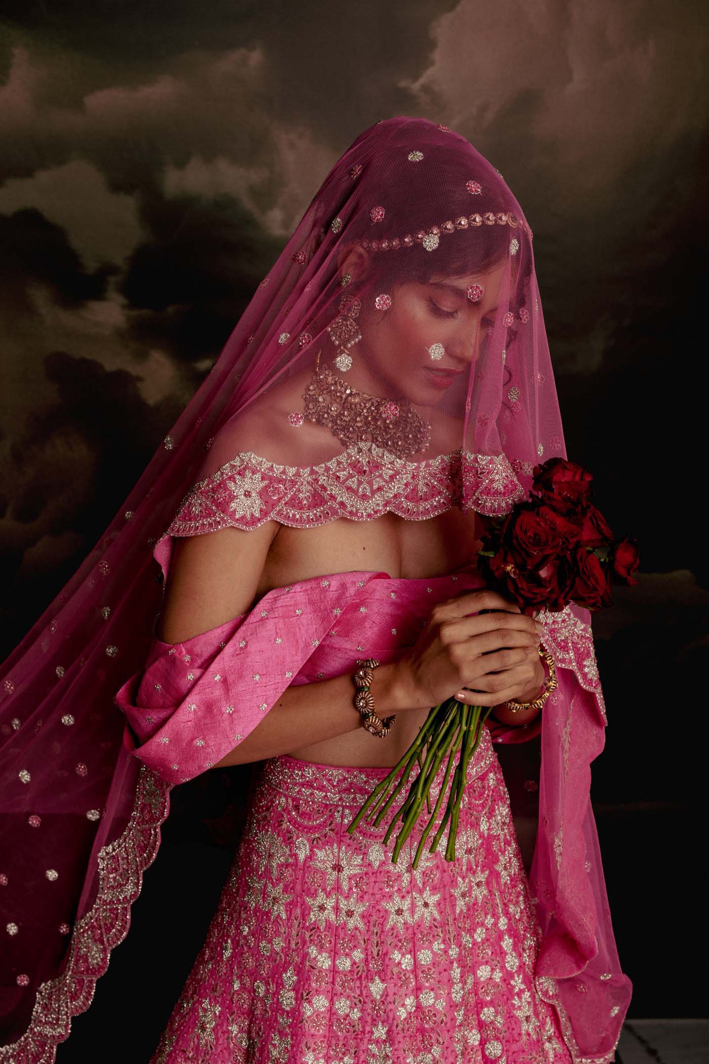 Rosy Radiance Lehenga Set